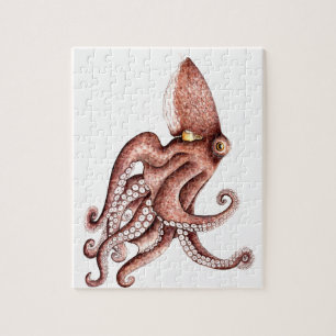 Squid - Octopus vulgaris Jigsaw Puzzle