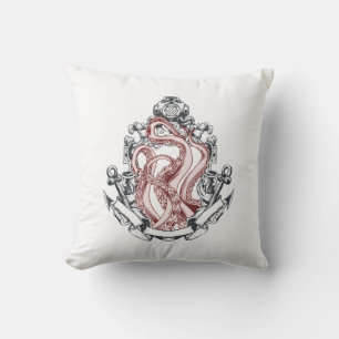 Squid Tentacles Out Of Mirror Lovecraftian Horror Cushion