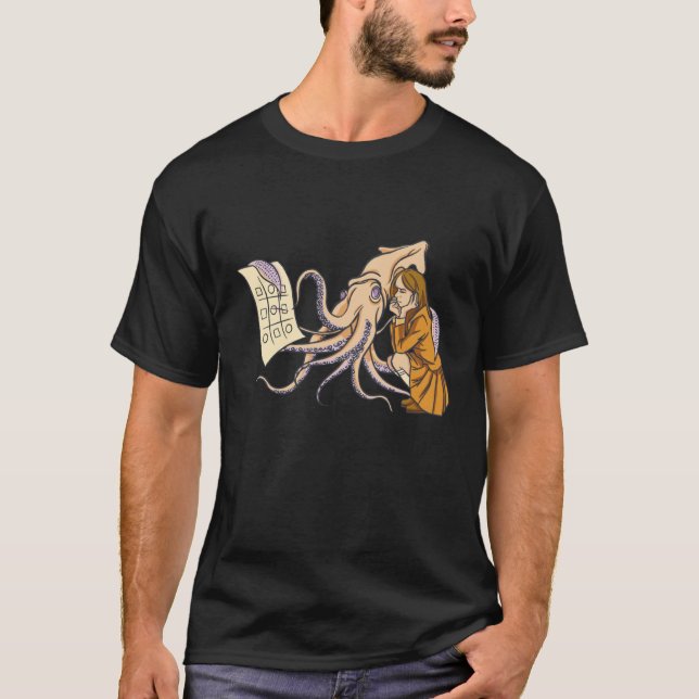 Squid Tick Tack Toe Game  Unique Weird T-Shirt (Front)