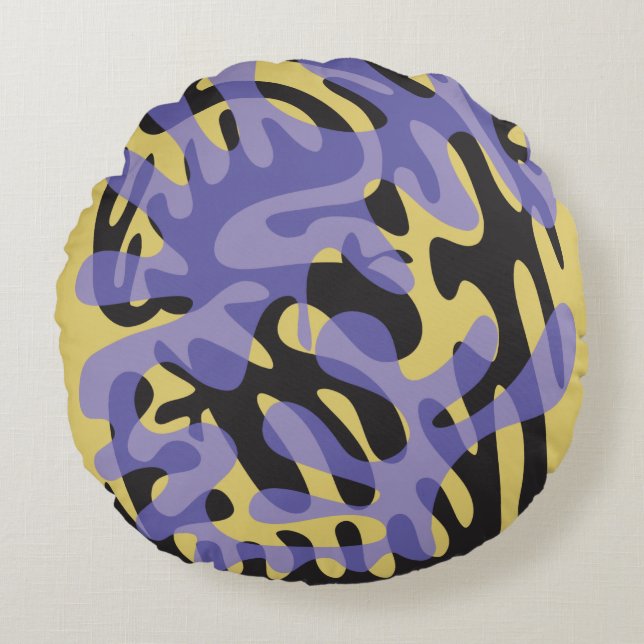 Squidlee Dee Round Pillow (Front)