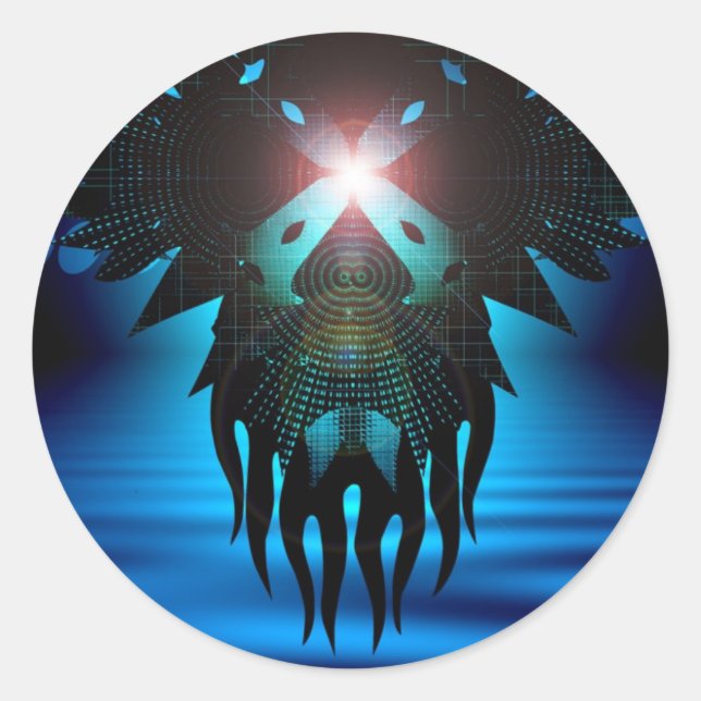 SQUIDNITE CLASSIC ROUND STICKER (Front)