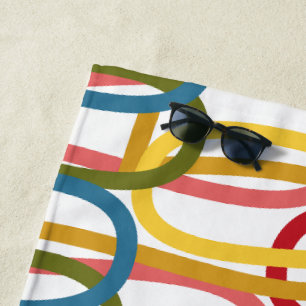 Squiggles Beach Towel
