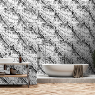 Squiggles Diagonal Wallpaper