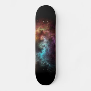 Squiggley Nebula Star Dust Cloud CRQENH Skateboard