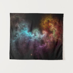 Squiggley Nebula Star Dust Cloud CRQENH Tapestry