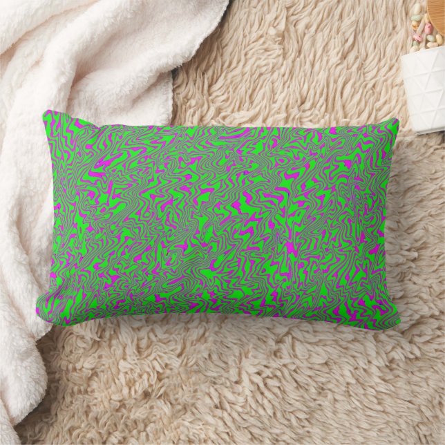 Squiggly Garden..... Lumbar Cushion (Blanket)