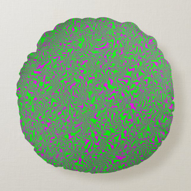 Squiggly Garden..... Round Cushion (Front)