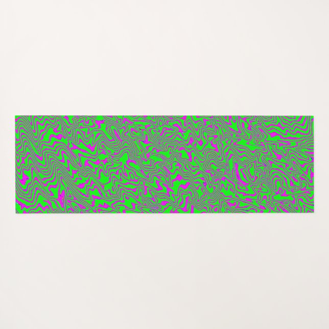 Squiggly Garden..... Yoga Mat (Back (Horizontal))
