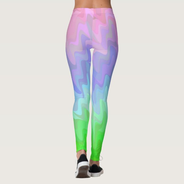 Squiggly Gradient Leggings (Back)