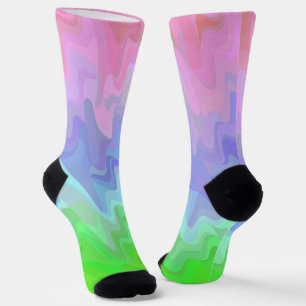 Squiggly Gradient Socks