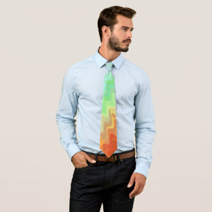 Squiggly Gradient Tie
