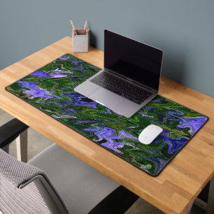 Squiggly Irises....... Desk Mat