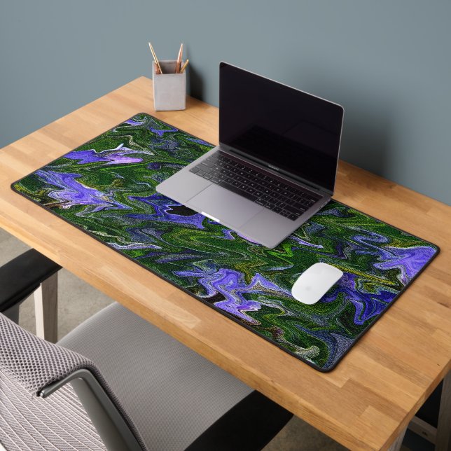 Squiggly Irises....... Desk Mat (Office 2)
