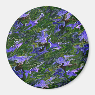 Squiggly Irises....... Magnet