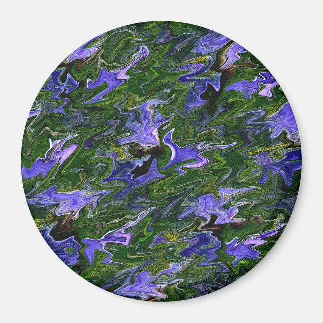 Squiggly Irises....... Magnet (Front)