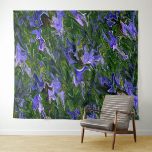 Squiggly Irises....... Tapestry