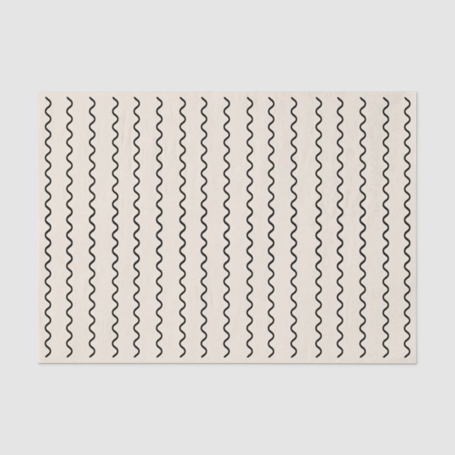 Squiggly Line Tissue Paper (Front)