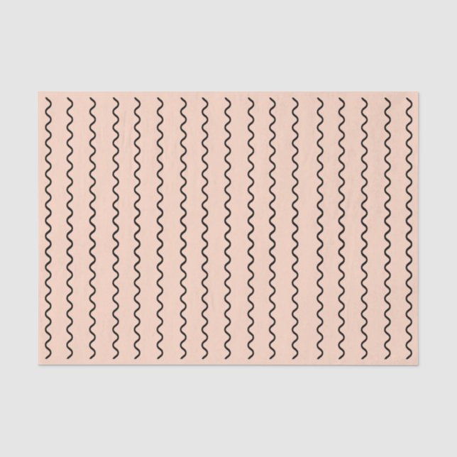 Squiggly Line Tissue Paper (Front)