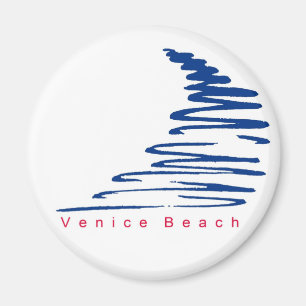 Squiggly Lines_Venice Beach magnet