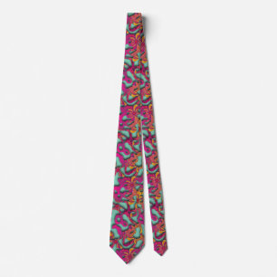 Squiggly Loops seamless pattern 14 + your backgr. Tie