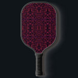 Squiggly Pinkies Abstract Pattern Design Pickleball Paddle<br><div class="desc">Pickleball Paddle with Squiggly Pinkies Abstract Pattern Design artwork design illustration by TheFabricSeal at Zazzle #ZazzleMade https://www.zazzle.com/store/thefabricseal This unusual squiggly pinks on black art piece is an abstract digital graphic art design featuring a minimalist simplicity of five colours pink, magenta, purple, violet and black. Pickleball paddles, Cool pickleball paddles, Fun...</div>