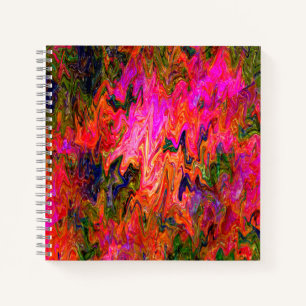 Squiggly psychedelic black light fun....... notebook