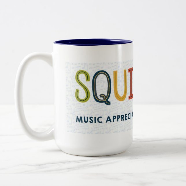 SQUILT LIVE! Deluxe Two Tone Mug (Left)