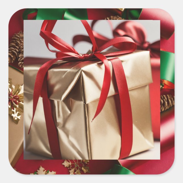 Squire wrap for Celebration  Square Sticker (Front)