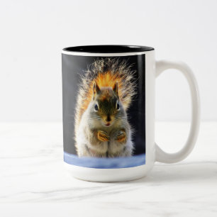 Squirrel 001 Two-Tone coffee mug