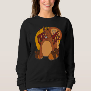 Squirrel Acorn Forest Animal Rodent Flying Squirre Sweatshirt