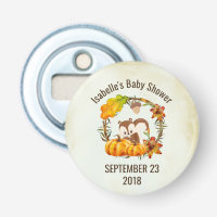 Squirrel and Pumpkins Rustic Wreath Baby Shower
