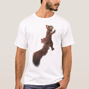 Squirrel animal peace sign Graphic Tee - 3D Print 