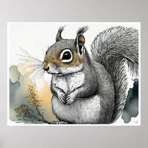 Squirrel - Art Print
