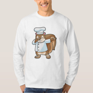Squirrel as Cook with Cooking apron T-Shirt