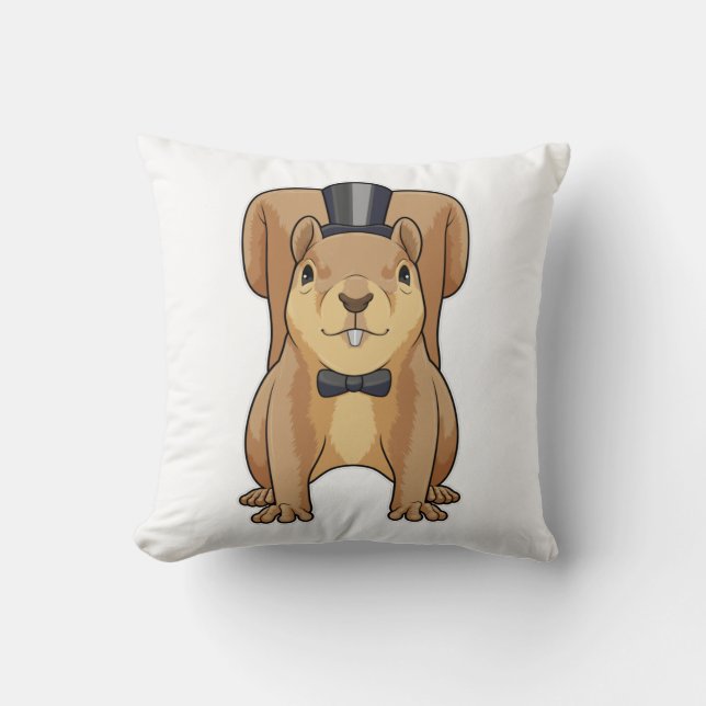 Squirrel as Groom with Suit Cushion (Front)