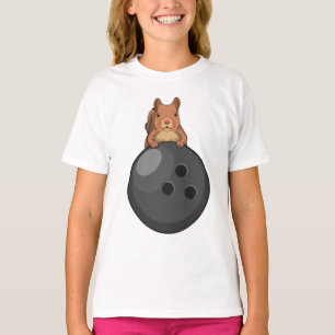 Squirrel at Bowling with Bowling ball T-Shirt