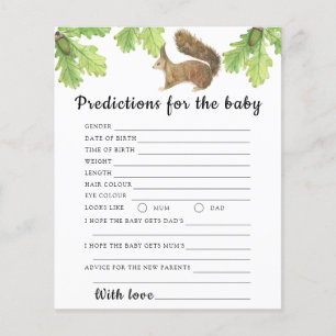 Squirrel - baby predictions and advice