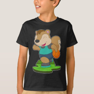 Squirrel Basketball player Basketball T-Shirt