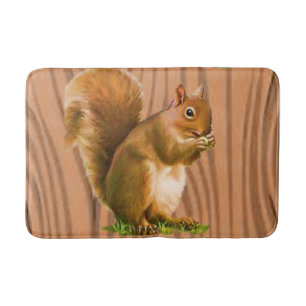 Squirrel Bathroom Bathmat