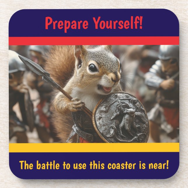 Squirrel Battle Coaster (Front)