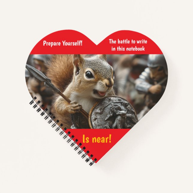 Squirrel Battle Notebook (Front)