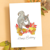 Squirrel Birthday Pie