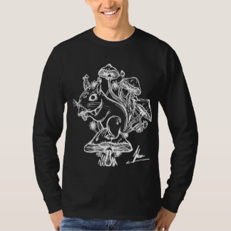 Squirrel Black Longsleeve T-Shirt