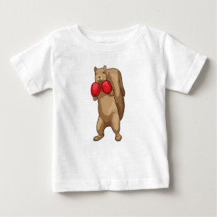 Squirrel Boxer Boxing gloves Baby T-Shirt