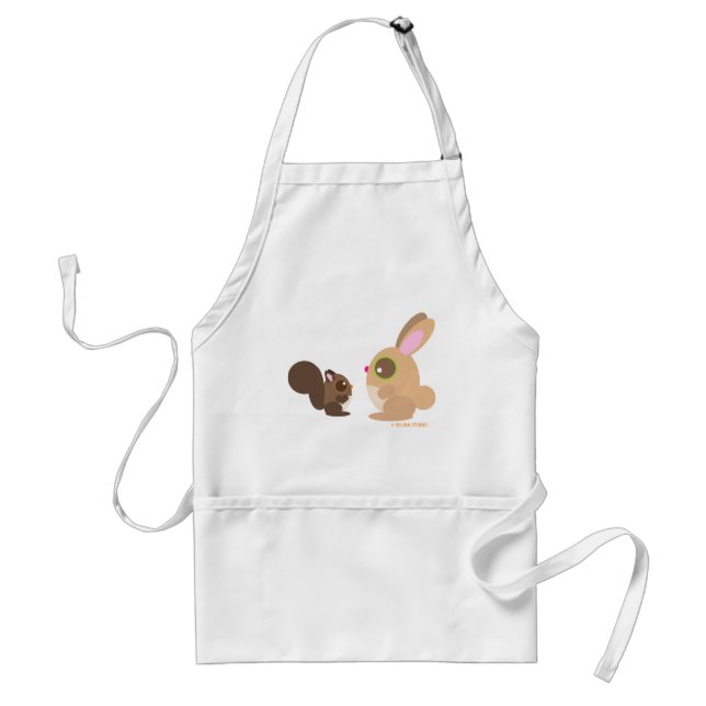 squirrel+bunny standard apron (Front)
