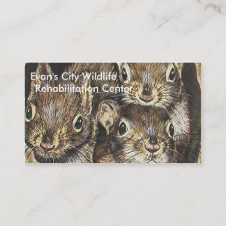 Squirrel Business Card Template