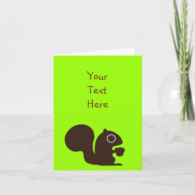 Squirrel Card (Front)