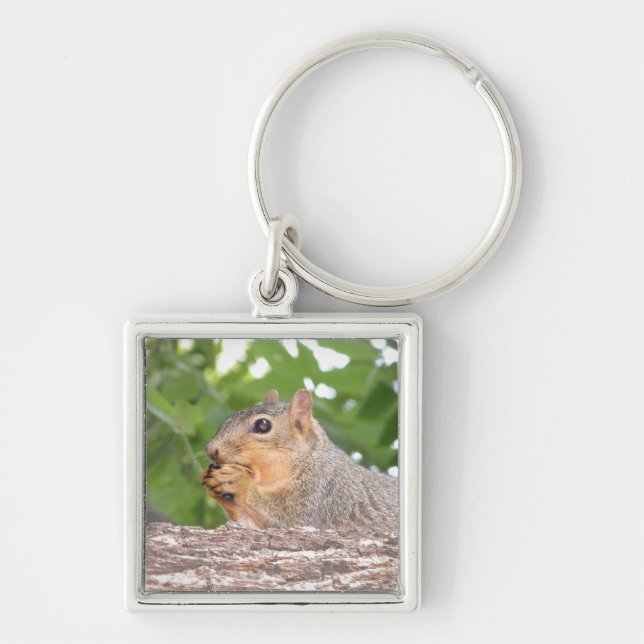 Squirrel Ceramic Key Chain (Front)