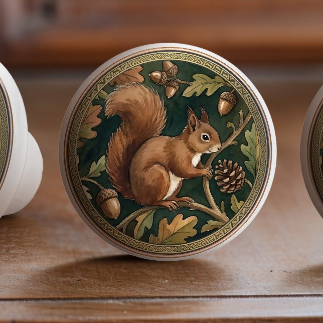 Squirrel Ceramic Pull Knob (Creator Uploaded)