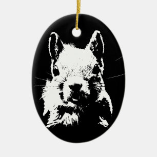 Squirrel Ceramic Tree Decoration